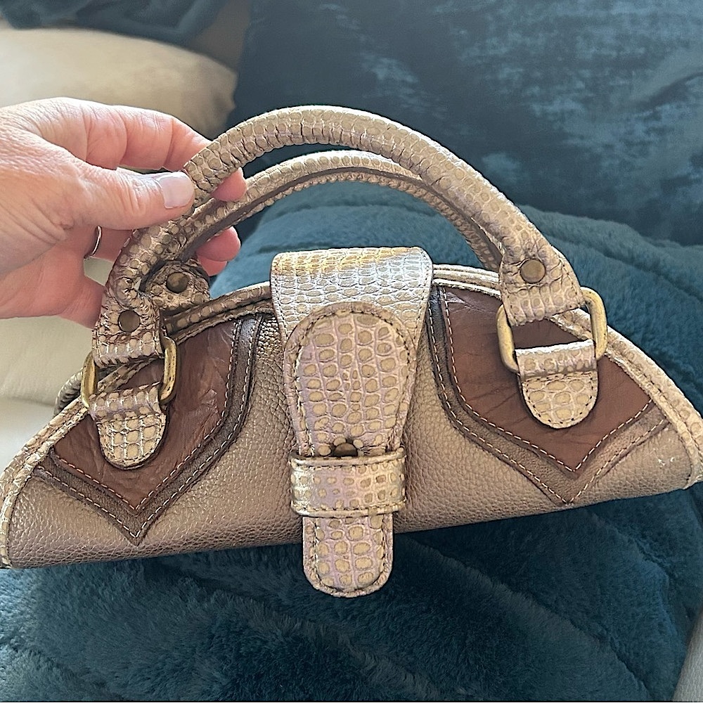 One-of-a-kind leather bag